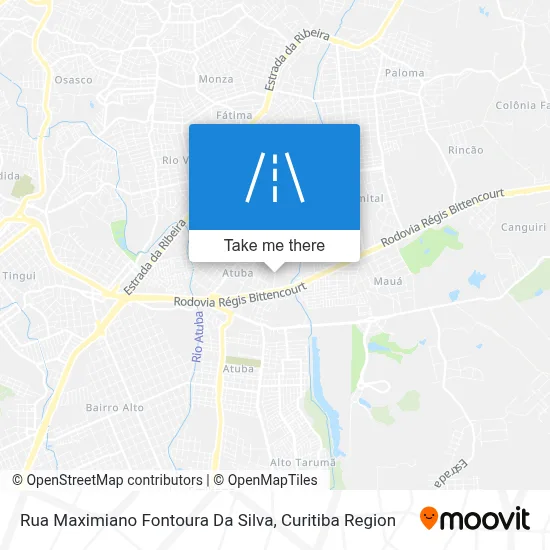 Rua Maximiano Fontoura Da Silva map