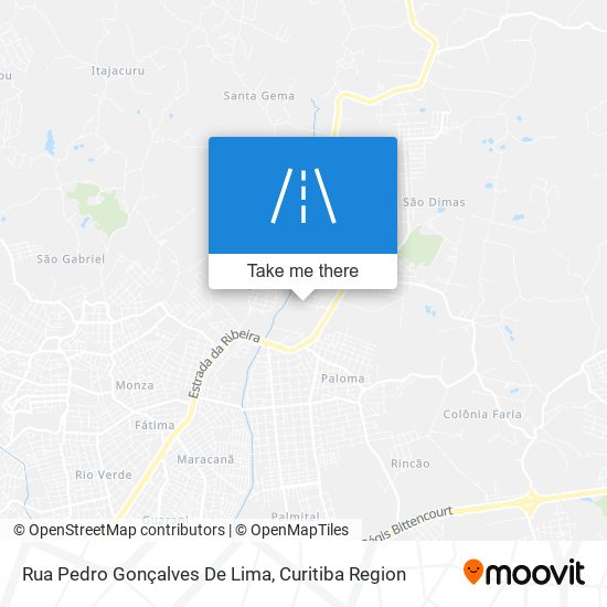 Rua Pedro Gonçalves De Lima map