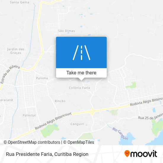 Rua Presidente Faria map