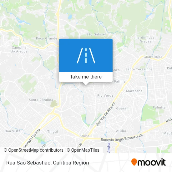 Rua São Sebastião map