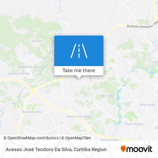 Mapa Acesso José Teodoro Da Silva