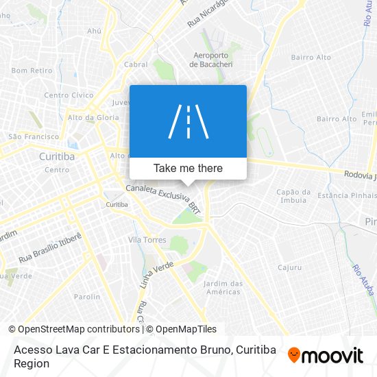 Acesso Lava Car E Estacionamento Bruno map