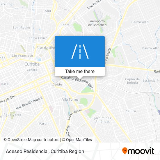 Acesso Residencial map