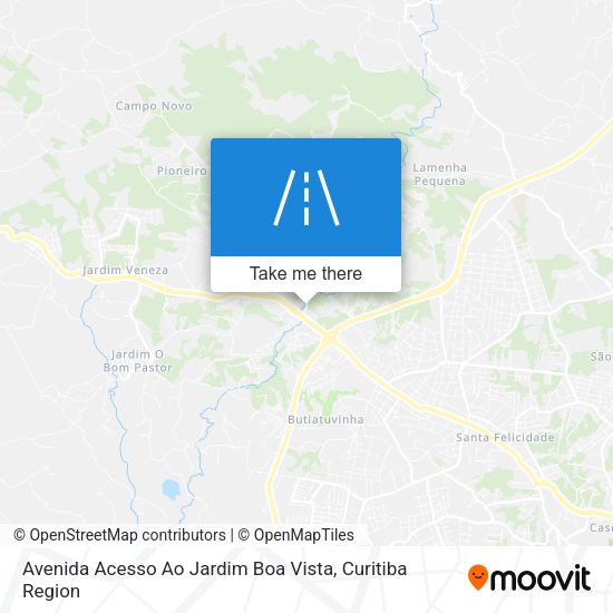 Avenida Acesso Ao Jardim Boa Vista map