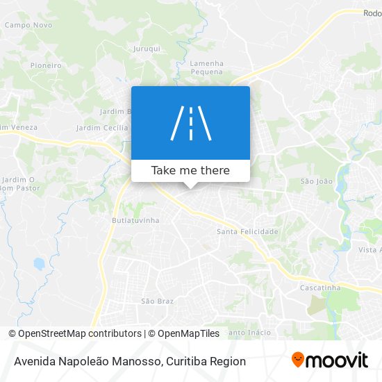 Avenida Napoleão Manosso map