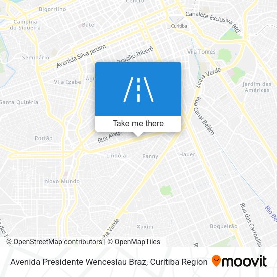 Avenida Presidente Wenceslau Braz map