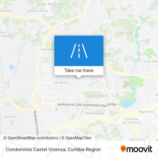 Condomínio Castel Vicenza map