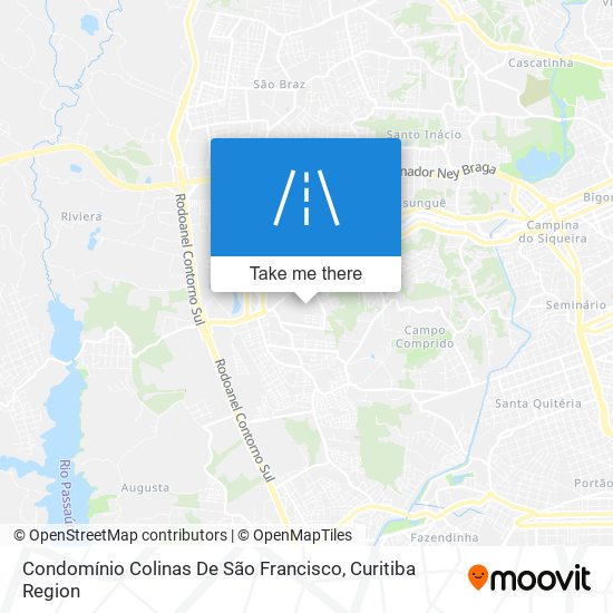 Condomínio Colinas De São Francisco map