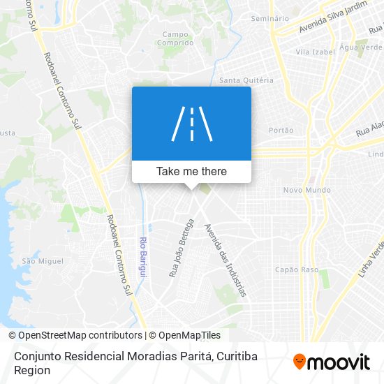 Conjunto Residencial Moradias Paritá map