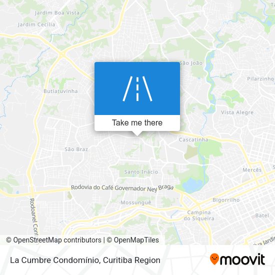 La Cumbre Condomínio map