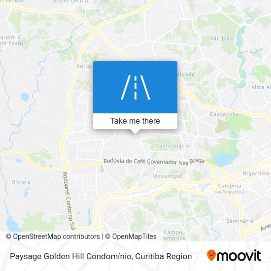 Paysage Golden Hill Condomínio map