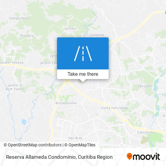 Reserva Allameda Condomínio map