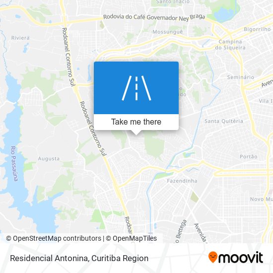 Residencial Antonina map