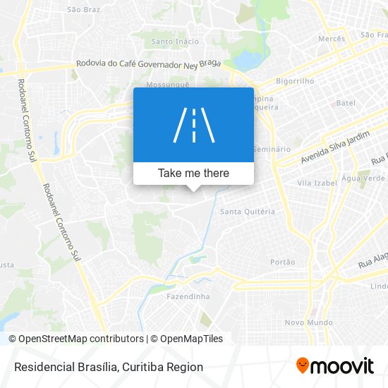 Residencial Brasília map