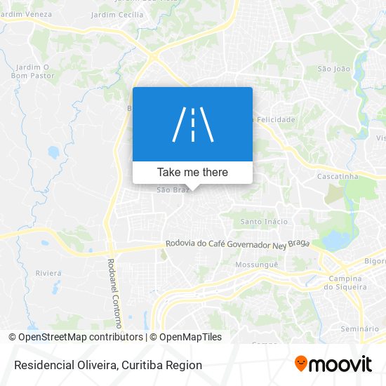 Residencial Oliveira map