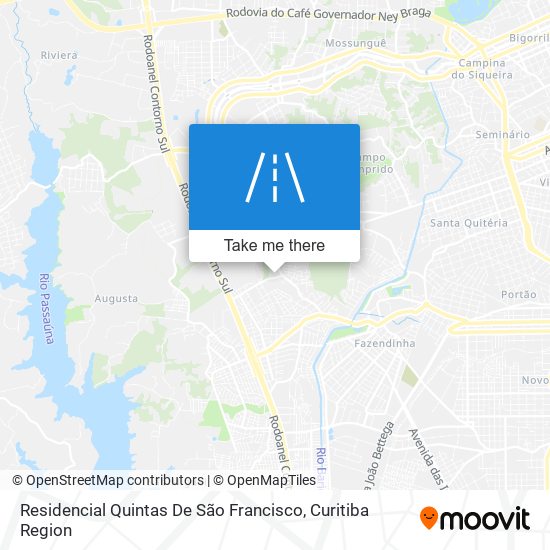 Residencial Quintas De São Francisco map