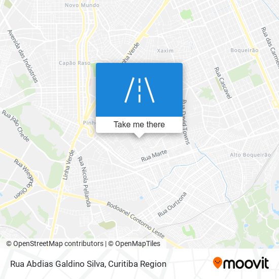 Rua Abdias Galdino Silva map