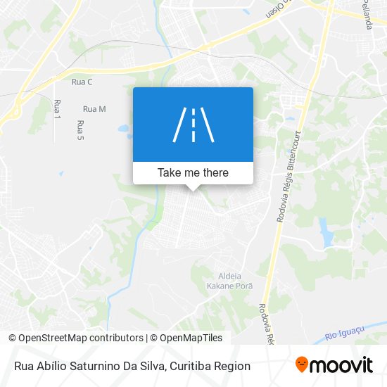 Mapa Rua Abílio Saturnino Da Silva