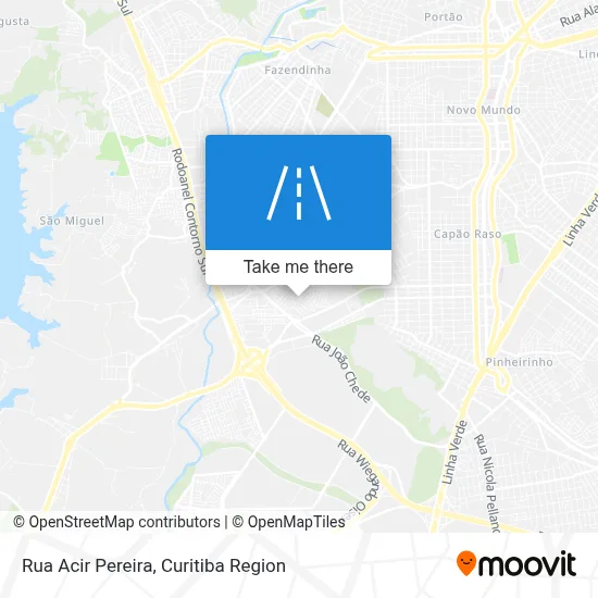 Rua Acir Pereira map