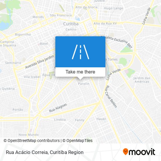 Rua Acácio Correia map