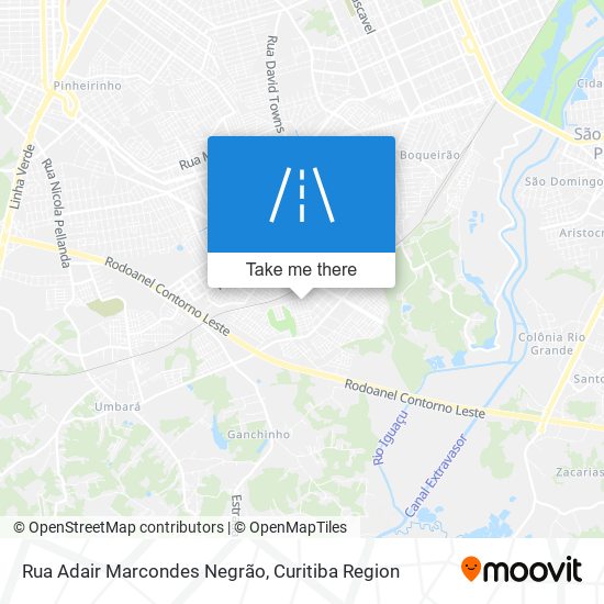 Rua Adair Marcondes Negrão map