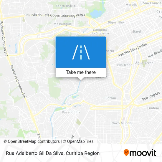 Rua Adalberto Gil Da Silva map