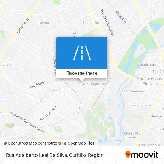 Mapa Rua Adalberto Leal Da Silva
