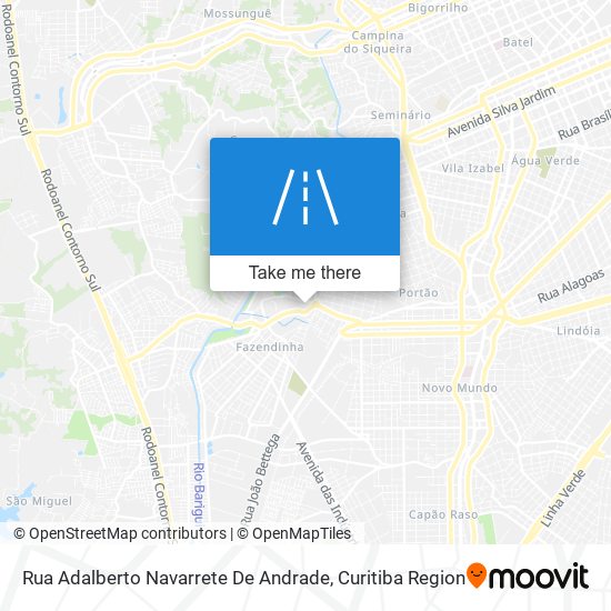 Rua Adalberto Navarrete De Andrade map