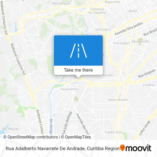 Rua Adalberto Navarrete De Andrade map