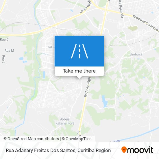 Rua Adanary Freitas Dos Santos map