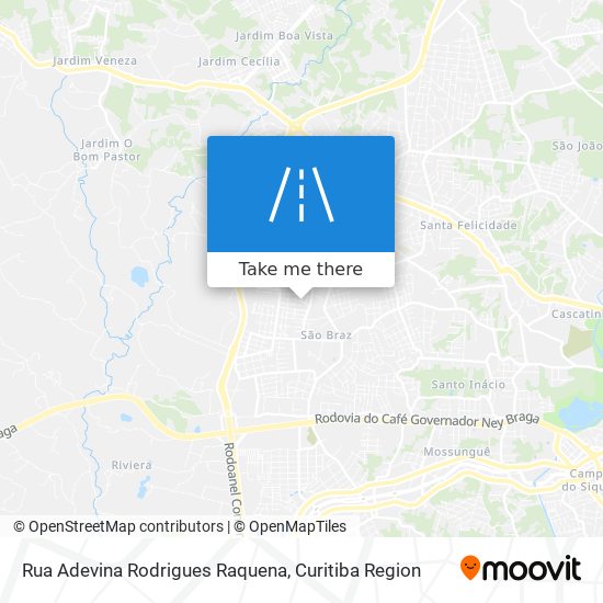 Mapa Rua Adevina Rodrigues Raquena