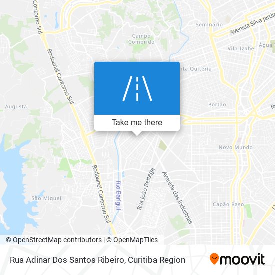 Mapa Rua Adinar Dos Santos Ribeiro