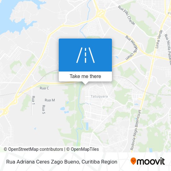 Rua Adriana Ceres Zago Bueno map
