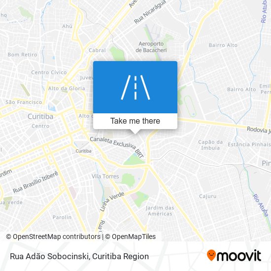 Rua Adão Sobocinski map