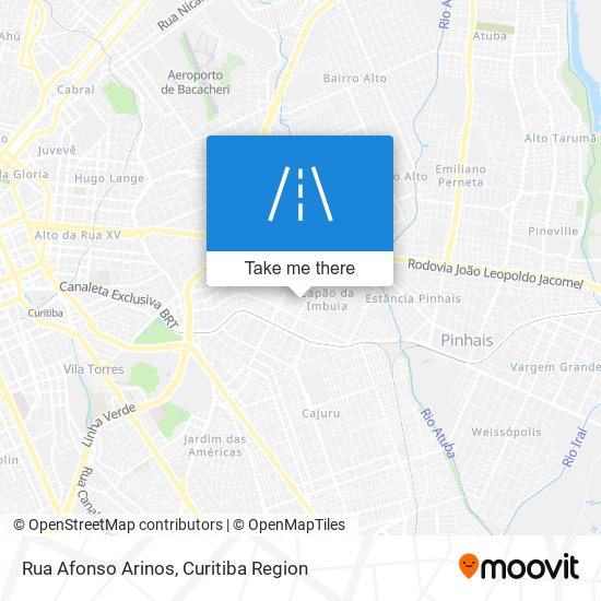 Rua Afonso Arinos map