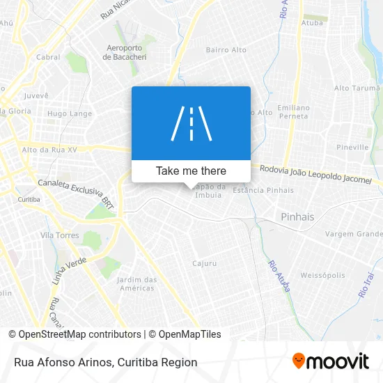 Rua Afonso Arinos map
