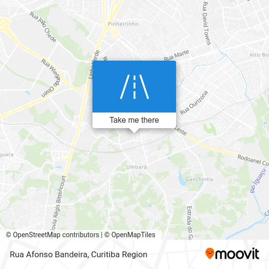 Rua Afonso Bandeira map