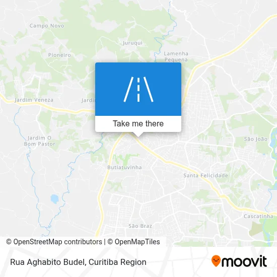 Rua Aghabito Budel map