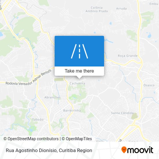 Rua Agostinho Dionísio map