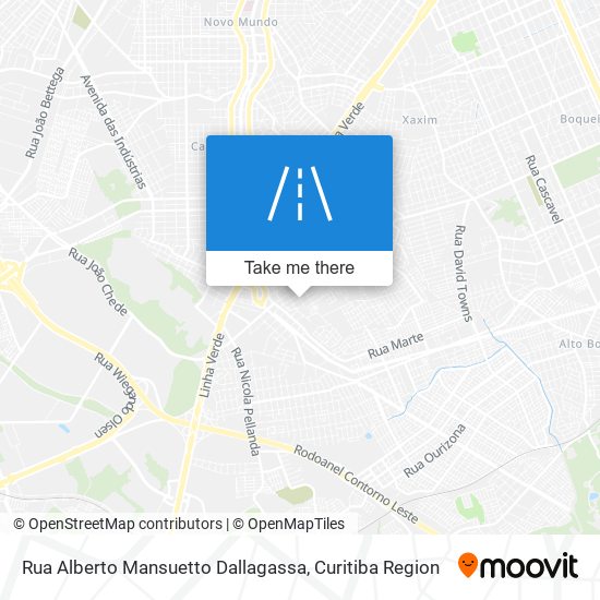 Rua Alberto Mansuetto Dallagassa map