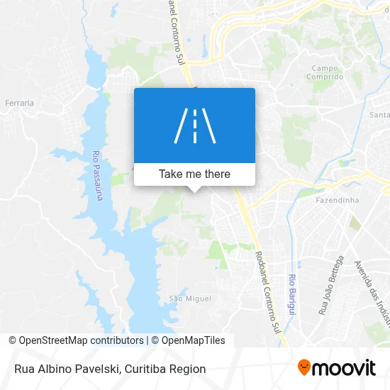 Rua Albino Pavelski map