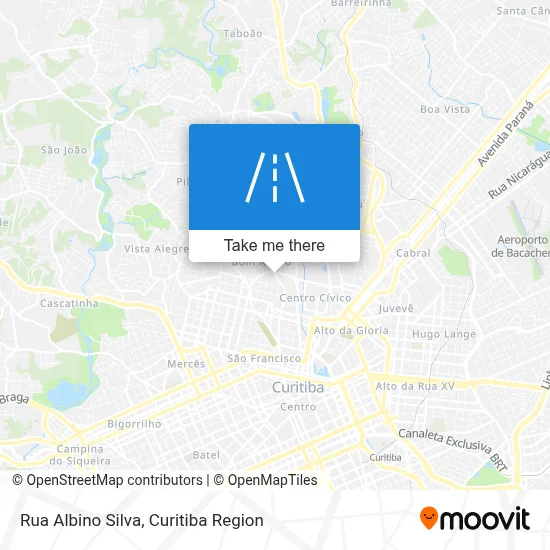 Rua Albino Silva map