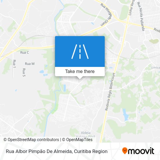 Rua Albor Pimpão De Almeida map