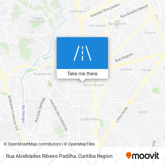 Rua Alcebíades Ribeiro Padilha map