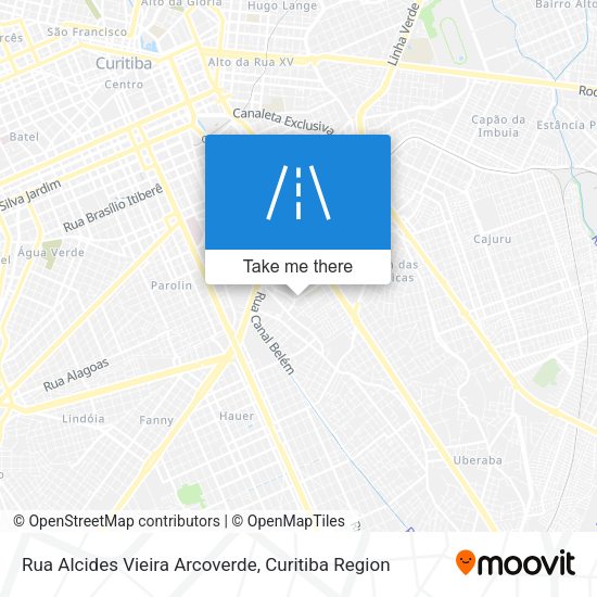 Rua Alcides Vieira Arcoverde map