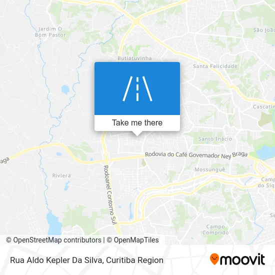 Rua Aldo Kepler Da Silva map