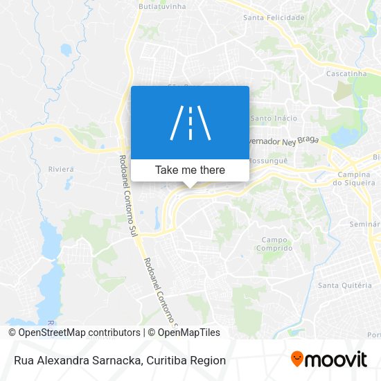 Rua Alexandra Sarnacka map