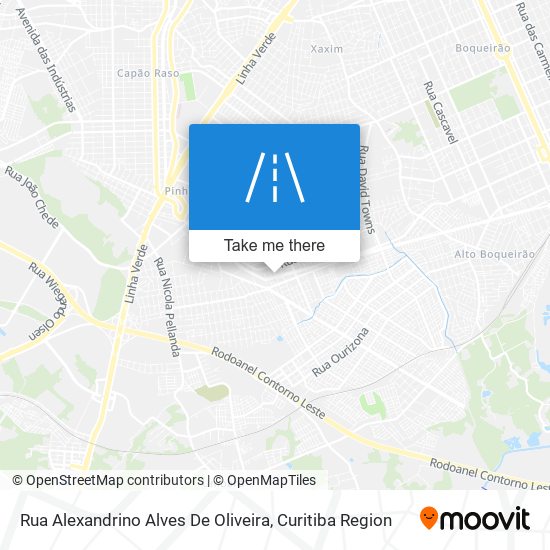 Rua Alexandrino Alves De Oliveira map