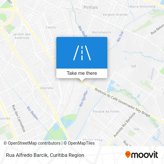 Rua Alfredo Barcik map