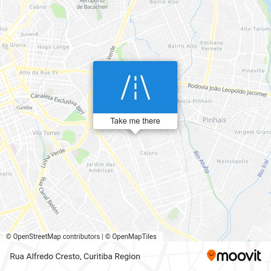 Rua Alfredo Cresto map